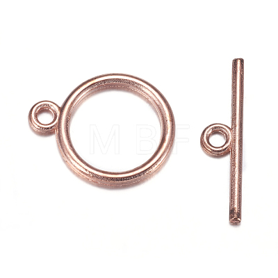 Tibetan Style Toggle Clasps TIBE-A12208-RG-NR-1