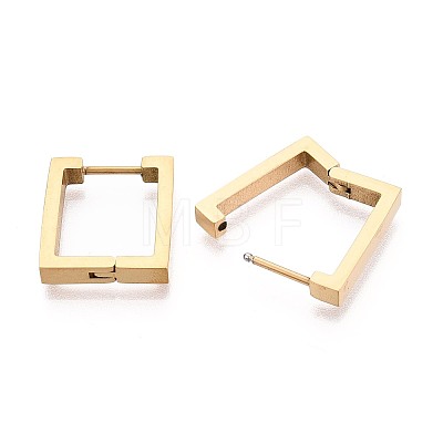 304 Stainless Steel Hoop Earrings STAS-T074-48G-1