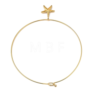 Brass Charm Bangles BJEW-Q350-07B-G-1