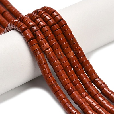 Natural Red Jasper Beads Strands G-Z110-A35-2x4mm-1