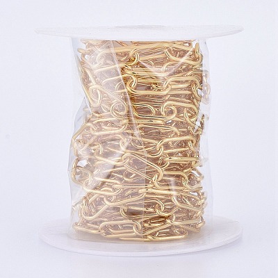 Brass Paperclip Chains CHC-G007-01G-01-1