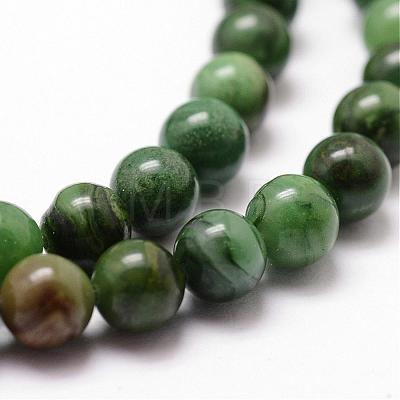 Natural African Jade Beads Strands G-D840-53-8mm-A-1