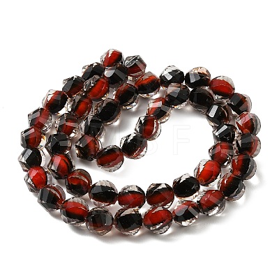 Two Tone Resin Beads Strands GLAA-T035-02F-1