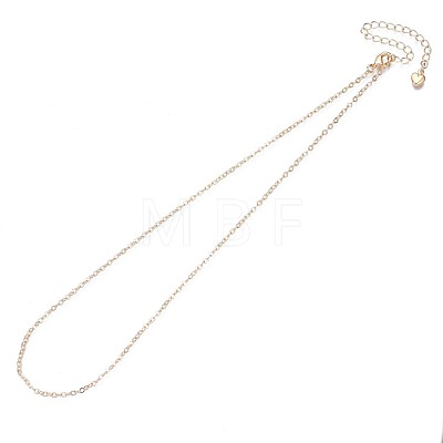 Brass Cable Chain Necklace MAK-N031-004-1