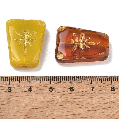 Baking Paint Mixed Styles Glass Beads GL-CBA8D6A-11-1