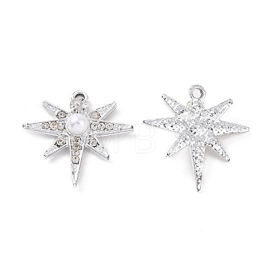 Alloy Rhinestone Pendants ALRI-H004-05P-1