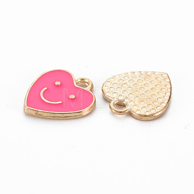 Alloy Enamel Charms ENAM-T016-12-RS-1