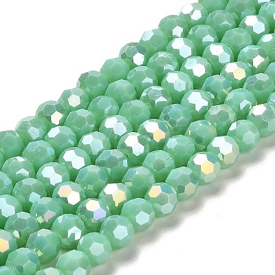 Opaque Glass Beads Stands EGLA-A035-P6mm-B14-1