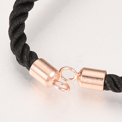 Nylon Cord Bracelet Making MAK-S058-01RG-1