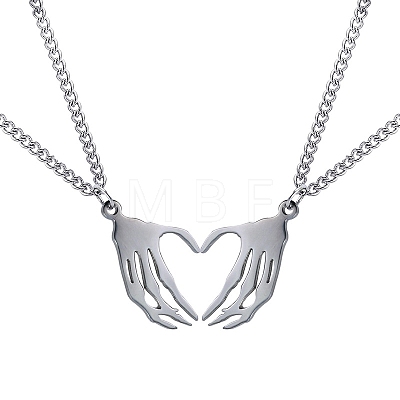 Titanium Steel Pendant Necklace PW-WG135B4-01-1