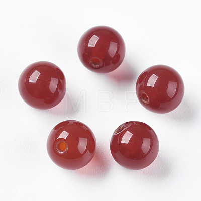 Natural Carnelian Beads G-K275-12-6mm-1