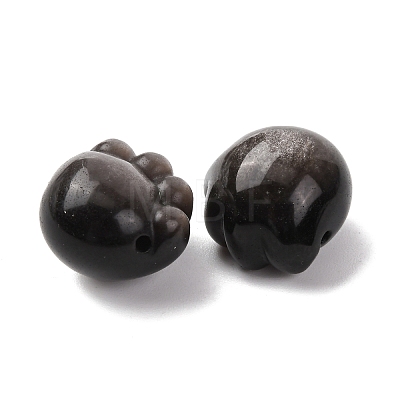Natural Silver Obsidian Beads G-A310-01-1