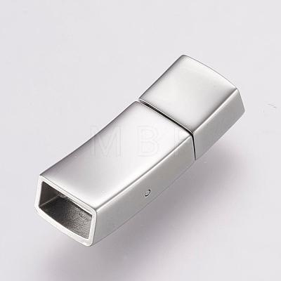 304 Stainless Steel Bayonet Clasps STAS-F122-39P-1