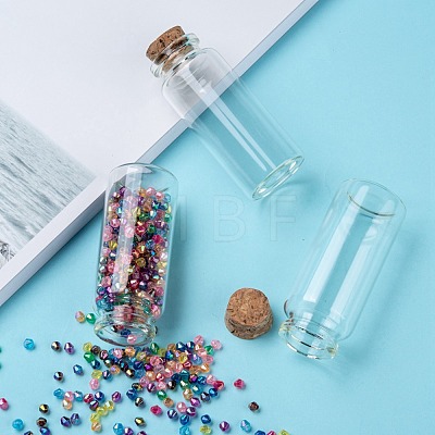 Glass Jar Glass Bottles Bead Containers AJEW-S074-02G-1