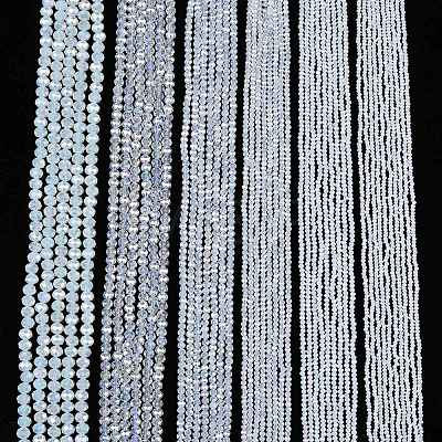 Electroplate Glass Beads Strands EGLA-A044-J3mm-B06-1