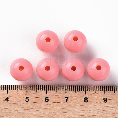 Opaque Acrylic Beads X-MACR-S370-C10mm-A04-1