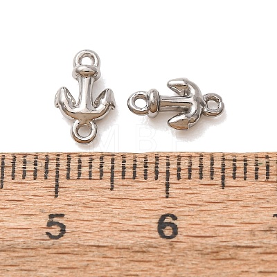 304 Stainless Steel Connector Charms STAS-N124-61P-1