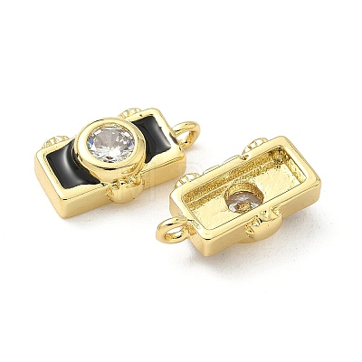 Brass Pave Cubic Zirconia Pendants KK-S338-12G-C-1