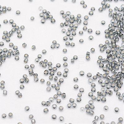 8/0 Transparent Glass Round Seed Beads SEED-J010-F8-40-1