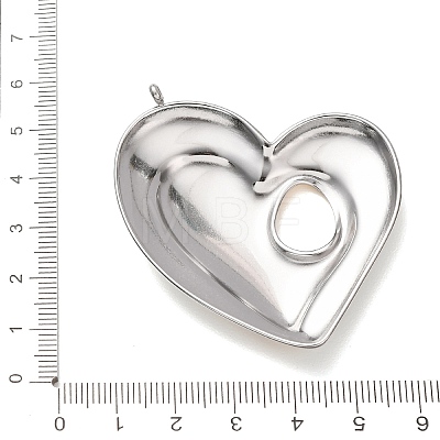 304 Stainless Steel Big Pendants STAS-Z192-06GP-1