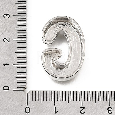 Brass Slide Charms KK-Z163-01P-G-1