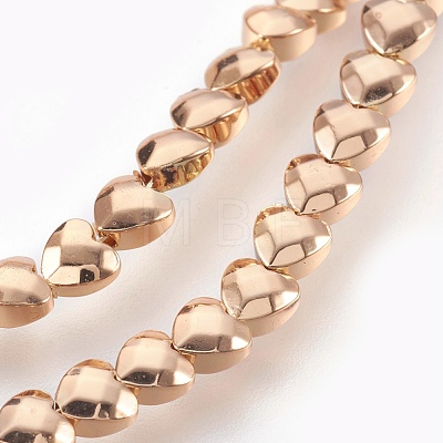 Electroplated Non-magnetic Synthetic Hematite Bead Strand G-E498-10A-01-1