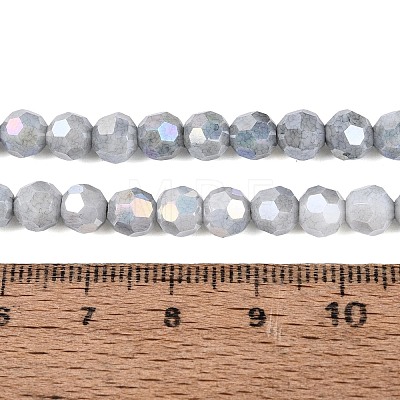 Anti-Tarnish Electroplate Glass Beads Strands EGLA-T021-6mm-15-15-1
