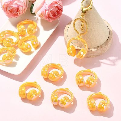 UV Plating Opaque Acrylic Pendants SACR-FZC0001-001A-1