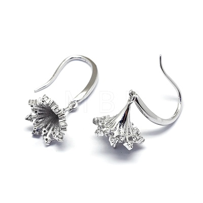 925 Sterling Silver Dangle Earring Findings STER-L057-043-1