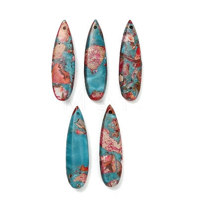 Dyed Synthetic Imperial Jasper Pendants GG-CBAA20A-08A-1