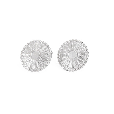 304 Stainless Steel Stud Earring Findings STAS-N097-229P-1