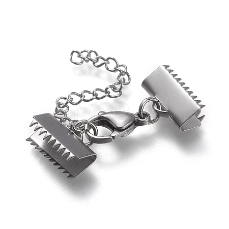 Tarnish Resistant 304 Stainless Steel Curb Chain Extender STAS-K195-21P-06-1