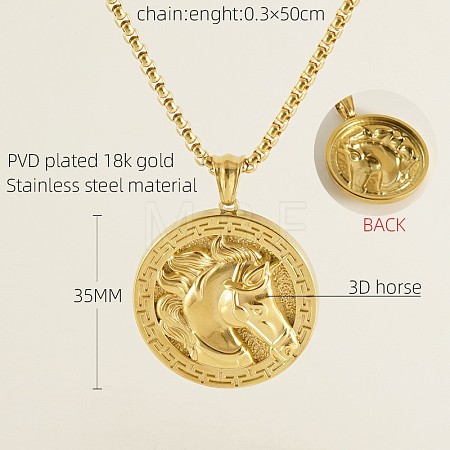 304 Stainless Steel Pendant Necklaces FS-WG0CD66-15-1