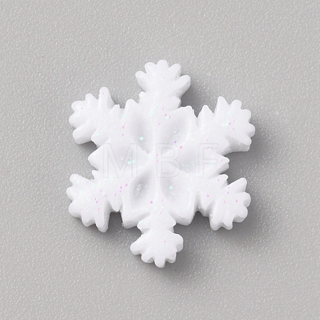 Christmas Opaque Resin Cabochons RESI-WH0038-06B-1