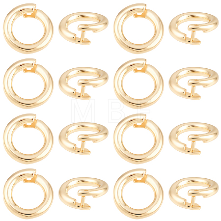 20Pcs Brass Open Jump Rings KK-BBC0023-10B-1