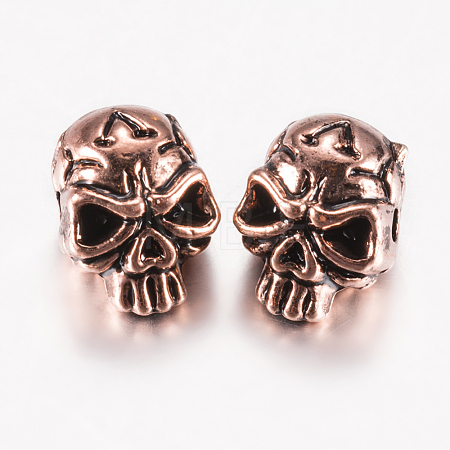Tibetan Style Alloy Beads PALLOY-F200-11ARG-1