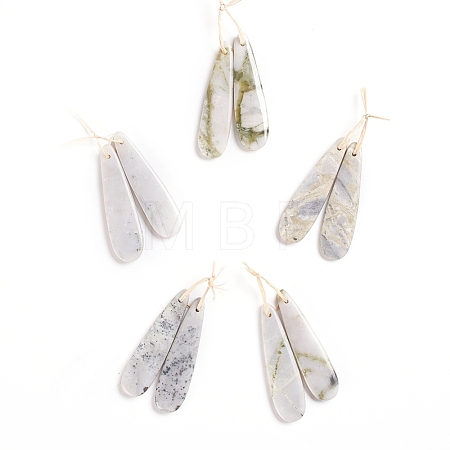 Natural Xiuyan Jade Pendants G-G827-03B-1