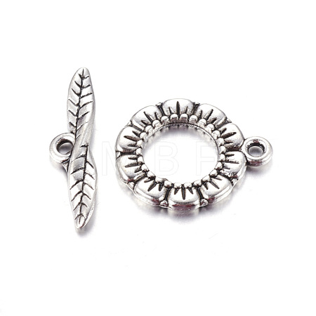 Tibetan Style Toggle Clasps LF11359Y-1