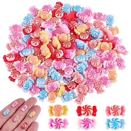 120Pcs Resin Cabochons MRMJ-WR0001-11-1