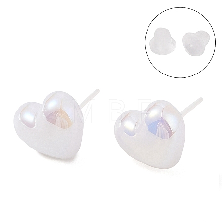 Hypoallergenic Bioceramics Zirconia Ceramic Stud Earrings EJEW-C111-14A-1