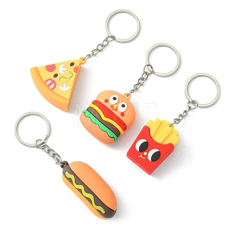PVC Plastic Pendant Keychain KEYC-YW0001-13-1