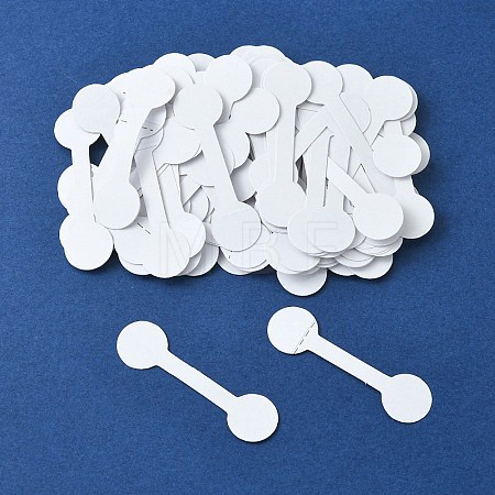 Paper Fold Over Blank Sticky Price Tags CDIS-YW0001-08A-1