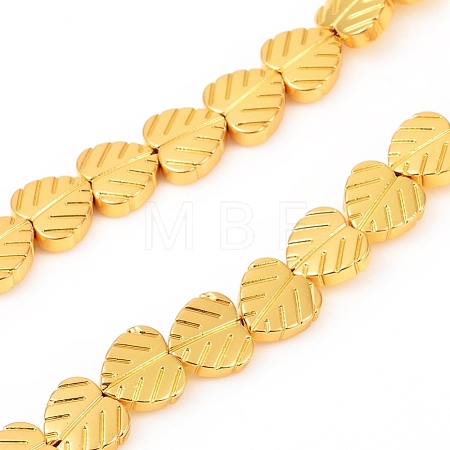 Electroplated Non-magnetic Synthetic Hematite Beads Strands G-F682-08-G-1