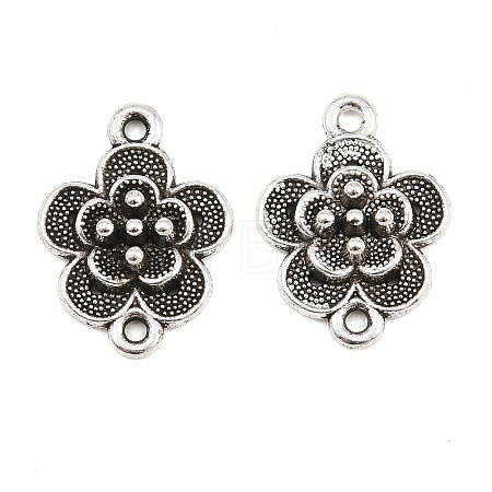 Tibetan Style Alloy Connector Charms AL-CBA8479-09AS-1