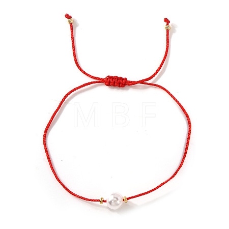 Imitatiom Pearl & Brass Beaded Bracelets OQ8037-3-1