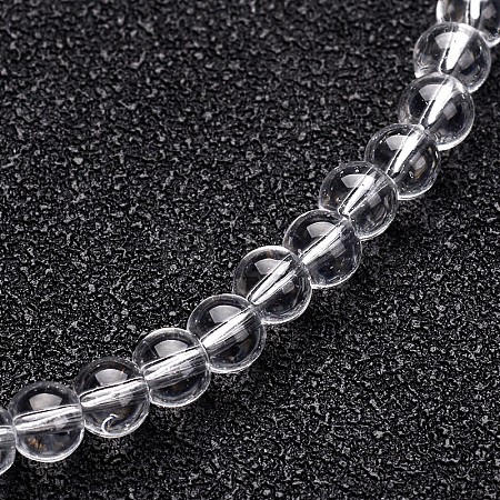 Glass Round Bead Strands GLAA-I028-10mm-01-1