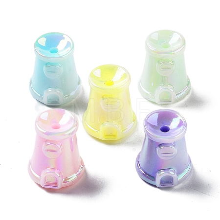 UV Plating Acrylic Beads MACR-K357-10B-1