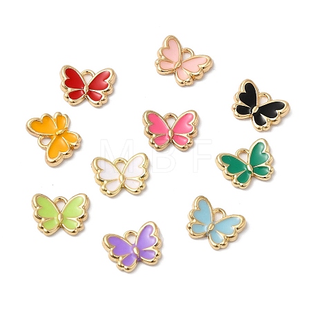 Eco-friendly Alloy Enamel Charms PALLOY-M212-11G-1