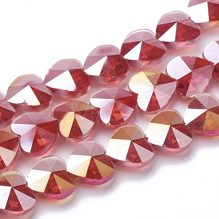 Electroplate Glass Beads EGLA-Q091-14mm-A06-1