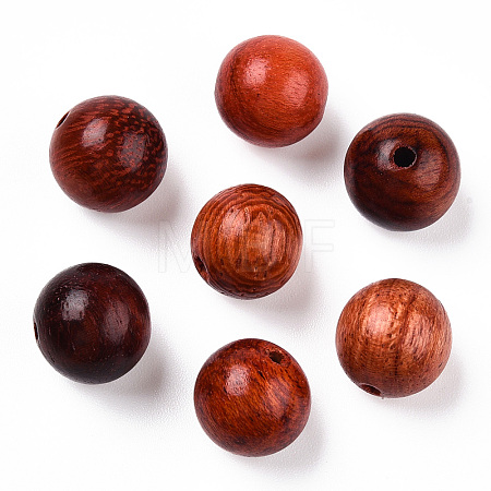 Natural Wood Beads WOOD-S666-10mm-01-1